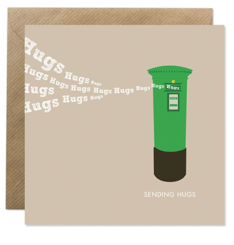 "SENDING HUGS" - Irish Made Card